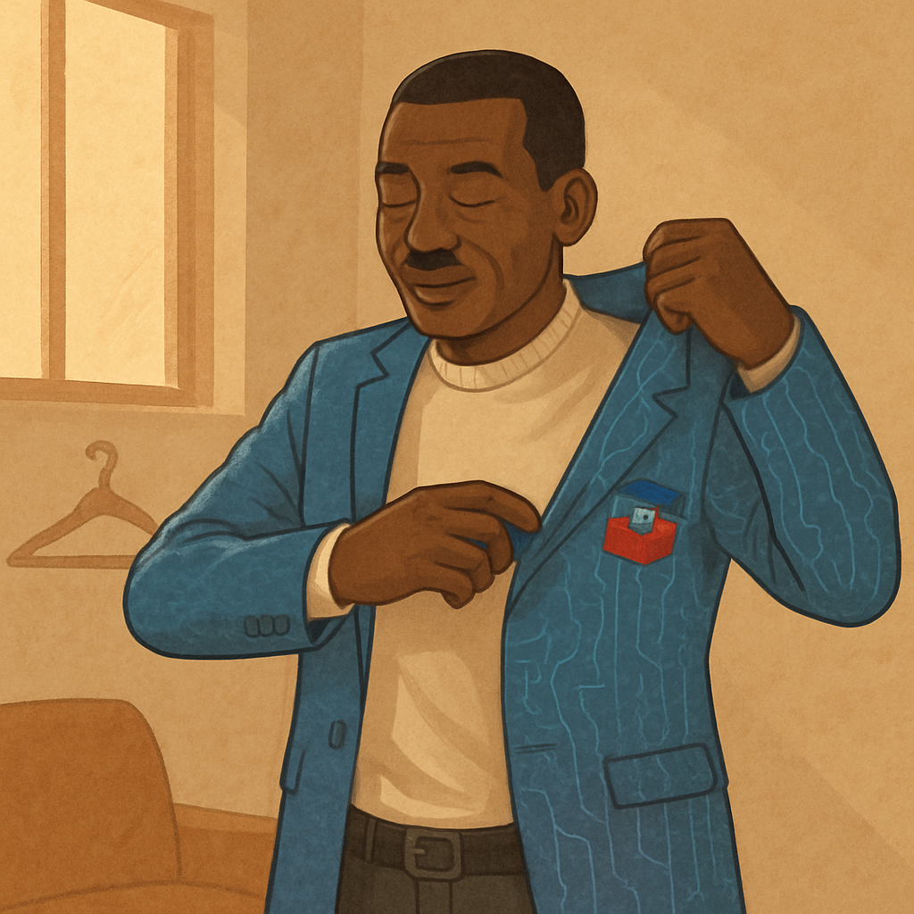 Prof. Josama se rhabille
